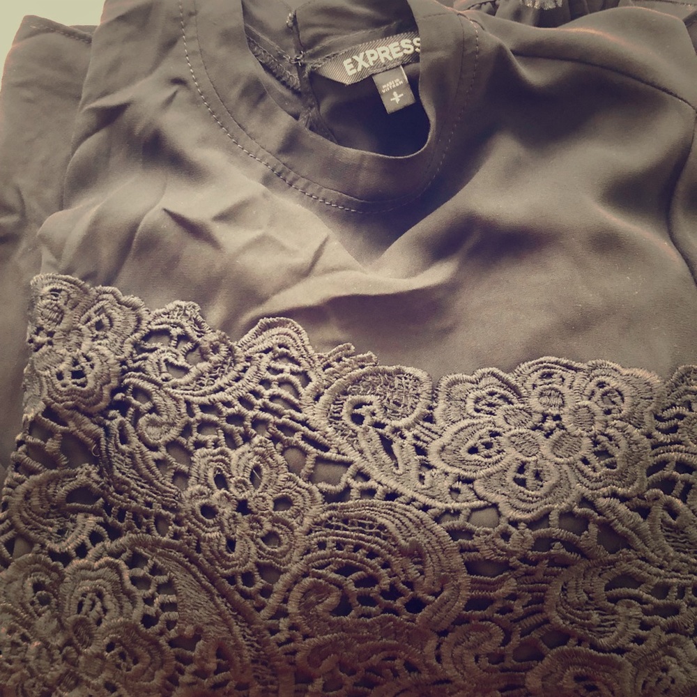 Black lightweight top